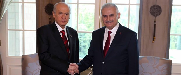 Bahçeli-Yıldırım görüşmesi sona erdi