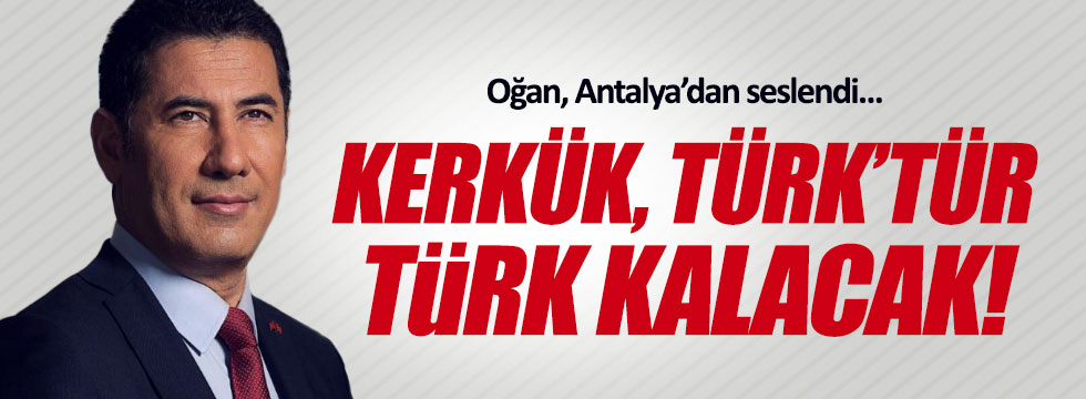 Oğan: Antalya’ya sandık kurup Suriyeliler isteniyor mu diye soralım!