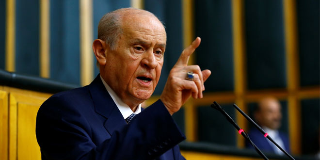 BAHÇELİ: AFRİN YA YAKILMALI YA DA TERÖRİSTLER ATEŞE VERİLMELİDİR