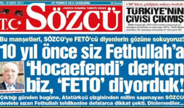 Sözcü’ye operasyon