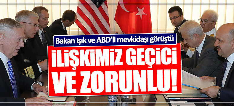 Milli Savunma Bakanı Işık, ABD’li mevkidaşıyla görüştü