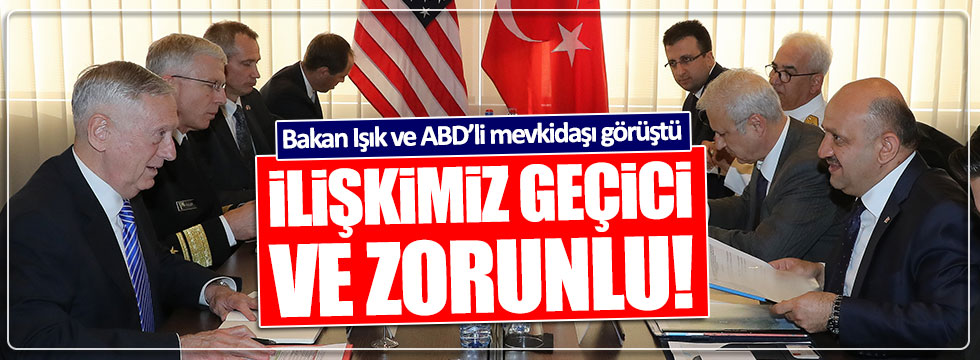 Milli Savunma Bakanı Işık, ABD’li mevkidaşıyla görüştü