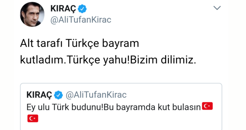 Kıraç bir tweet attı Türk düşmanları çatladı