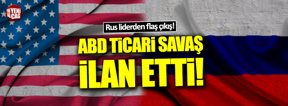 Rus lider Medvedev: ABD ticari savaş ilan etti