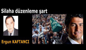 Silaha düzenleme şart