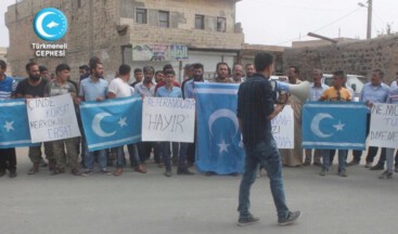 #DirenKerkük Suriye Türkmen Cephesi Kerkük HALEPTİR Eylemi Yaptı