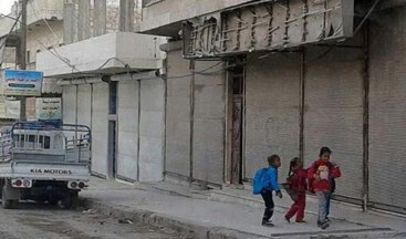 Münbiç’te esnaf terör örgütü YPG/PKK’ya karşı kepenk indirdi