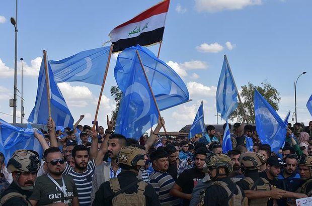 Kerkük’teki Türkmenlerin seçim protestosu sürüyor