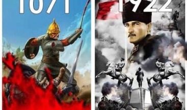 Erdoğan: Aziz milletimizin Malazgirt’te 1071’de başlattığı şanlı yürüyüş Cumhuriyetimizin kuruluşuyla taçlanmıştır.