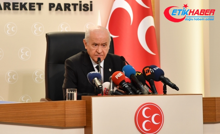 MHP Lideri Bahçeli: Dolarla doğmadık, olmayınca da ölmeyiz