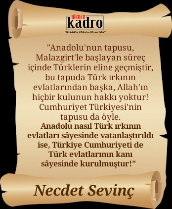 ÜLKÜCÜYE NOTLAR