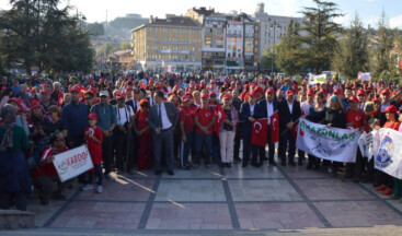 105 Kilometrelik Atatürk ve İstiklal Yolu Yürüyüşü Sona Erdi