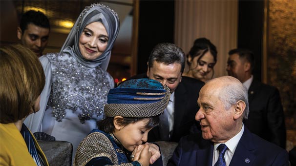 MHP Lideri Bahçeli sünnet düğününe katıldı