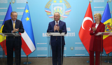 Cumhurbaşkanı Erdoğan Gagauzya Özerk Cumhuriyeti’nde