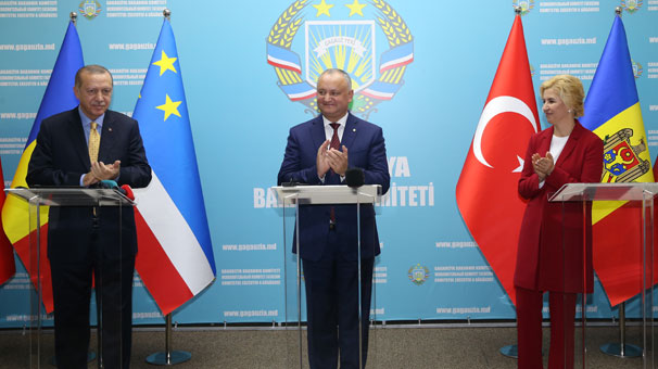 Cumhurbaşkanı Erdoğan Gagauzya Özerk Cumhuriyeti’nde