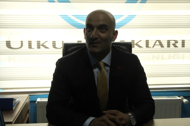 Ülkü Ocakları Genel Başkanı Olcay Kılavuz, Kırklareli de