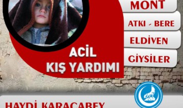 Karacabey Ülkü Ocakları Kış Ayları ile beraber ihtiyaç sahiplerine yardım için desteklerinizi bekliyor