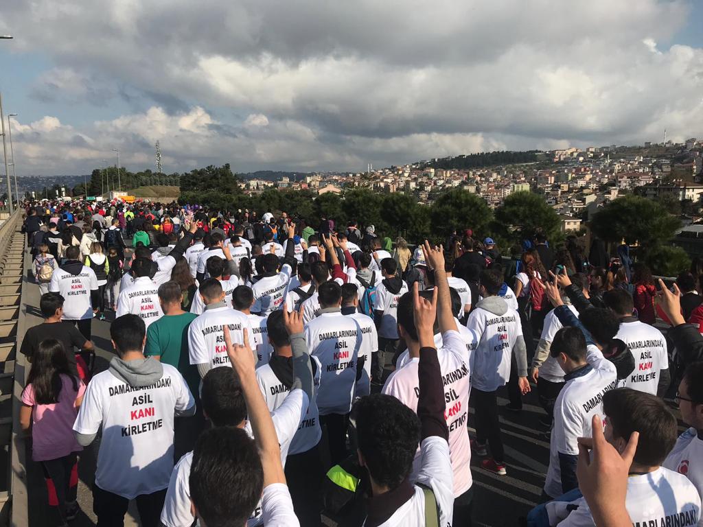 Video: Ülkücüler 40. Vodafone İstanbul Maratonuna damga vurdu