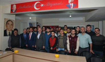 Terme Belediye Başkanı Şenol Kul’dan Terme Ülkü Ocakları’na ziyaret