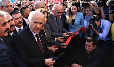 Devlet Bahçeli MHP yeni Antalya il binasının açılışını yaptı