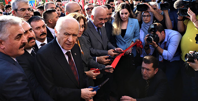 Devlet Bahçeli MHP yeni Antalya il binasının açılışını yaptı