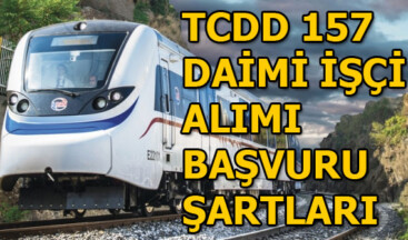 Devlet Demiryolları 157 daimi işçi alımı yapacak! İşte başvuru şartları