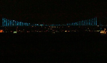 İstanbul maviye büründü