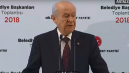 Devlet Bahçeli : ÇÖKÜŞÜMÜZÜ BEKLEYENLER BALTAYI TAŞA VURMUŞLARDIR