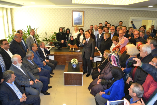 MHP Teşkilatlarından Vergili’ye Adaylık Ziyareti