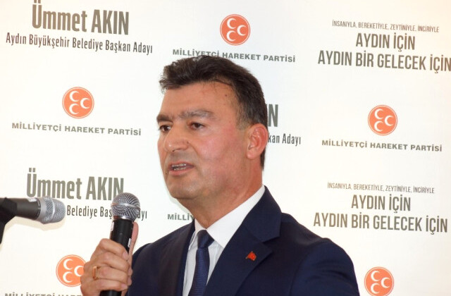 MHP’nin Aydın Büyükşehir Belediye Başkan Adayı Ümmet Akın