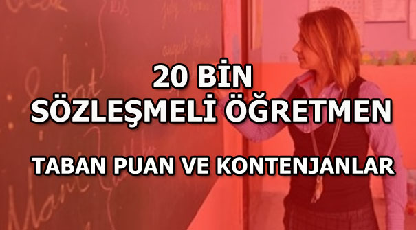 Sözleşmeli öğretmen atamaları kontenjan ve taban puanlar! Başvuru ne zaman? #ücretliöğretmenetekraratama