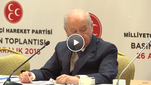 Bahçeli:  Mhp ve AK Parti 51 İlde Kendi Adaylarını Çıkaracaktır