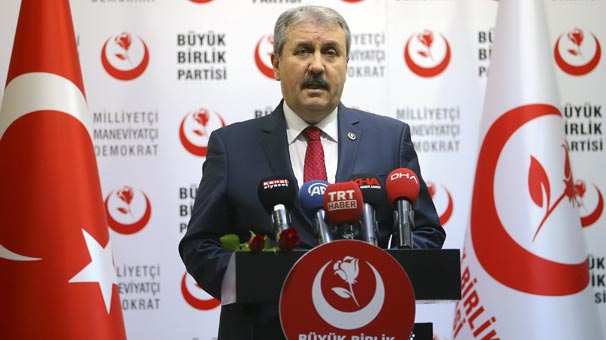 BBP Genel Başkanı Destici: Cumhur İttifakı’na bağlıyız