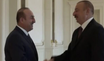 Çavuşoğlu, Aliyev ile görüştü