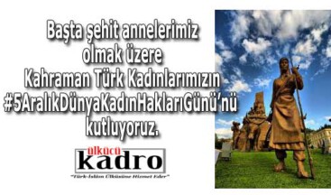 #5AralıkDünyaKadınHaklarıGünü ’nü kutluyoruz