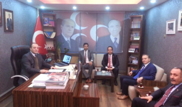 Türkiye Ulaşım Sen Genel Başkanı Mustafa Nurullah Albayrak, MHP Erzurum İl Başkanı Naim Karataş’ı ziyaret etti.