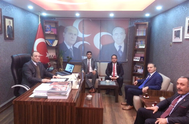 Türkiye Ulaşım Sen Genel Başkanı Mustafa Nurullah Albayrak, MHP Erzurum İl Başkanı Naim Karataş’ı ziyaret etti.