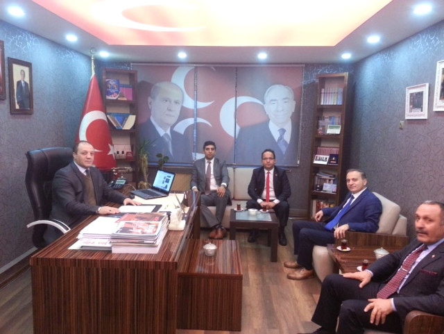 Türkiye Ulaşım Sen Genel Başkanı Mustafa Nurullah Albayrak, MHP Erzurum İl Başkanı Naim Karataş’ı ziyaret etti.