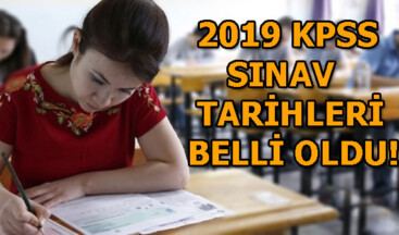 2019 KPSS sınav tarihleri belli oldu! ÖSYM KPSS sınav tarihleri