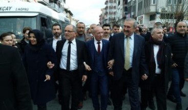 EDREMİT’TE KILIÇ’A BÜYÜK SEVGİ