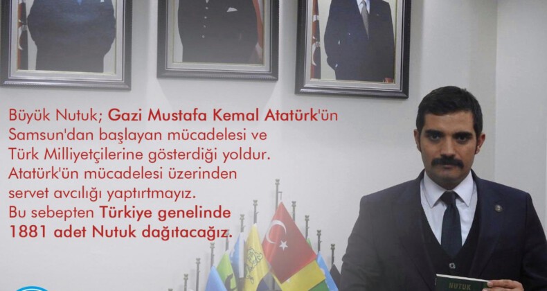 Ülkü Ocakları’ndan Atatürk istismarına büyük tepki: “ ÜlkücülerAtatürkü Sattırmaz “