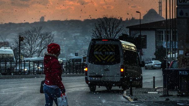İstanbul’da kar yağışı! Gece saatlerinde de etkili olacak