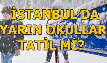 İstanbul’da yarın okullar tatil mi? (8 Ocak Salı) İstanbul Valiliği açıklama yaptı mı?