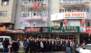 MHP Nazilli Belediye Başkanı Haluk Alıcık AKP’yi Ziyaret Etti