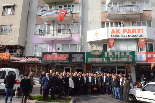 MHP Nazilli Belediye Başkanı Haluk Alıcık AKP’yi Ziyaret Etti