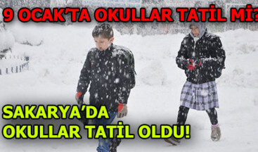 Sakarya’da okullar tatil oldu! Yarın okullar tatil mi?