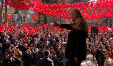 MHP Lideri Devlet Bahçeli, Bilecik’in Söğüt İlçesinde halka hitap etti.