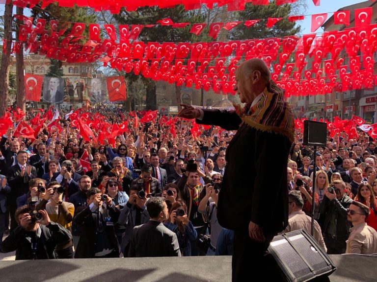 MHP Lideri Devlet Bahçeli, Bilecik’in Söğüt İlçesinde halka hitap etti.