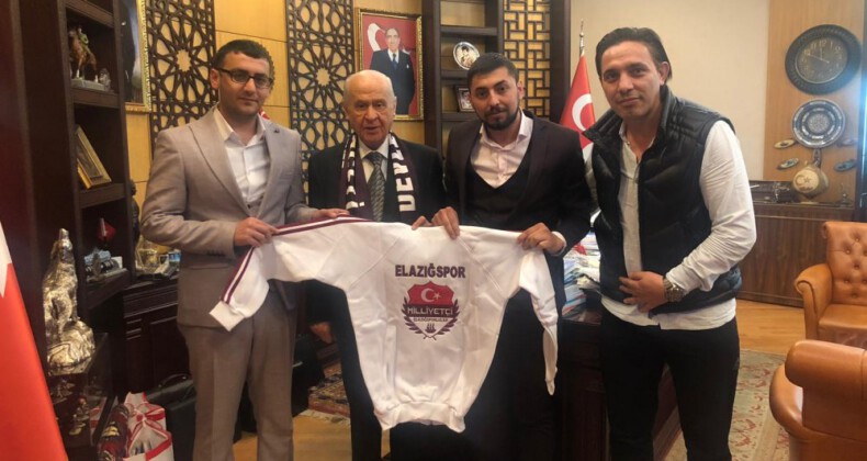 Milliyetçi Elazığsporlular Derneğinden MHP Lideri Devlet Bahçeli’ye Ziyaret