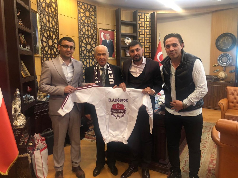 Milliyetçi Elazığsporlular Derneğinden MHP Lideri Devlet Bahçeli’ye Ziyaret